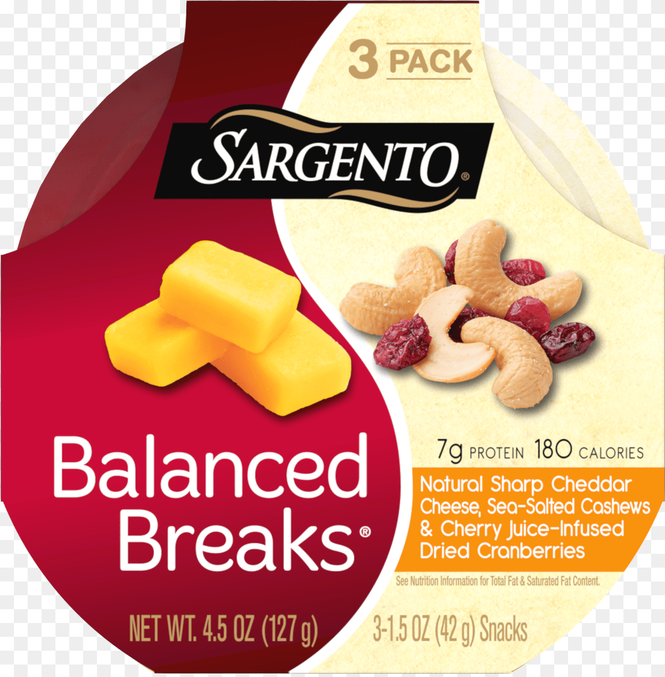 Balanced Breaks Natural Sharp Cheddar Cheese With Sargento Sweet Balanced Breaks, Advertisement, Poster, Food, Produce Free Transparent Png
