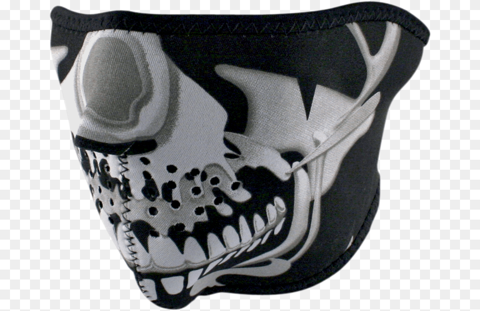 Balboa Wnfm023h Neoprene Half Face Mask Chrome Skull, Baby, Person, Accessories Free Transparent Png