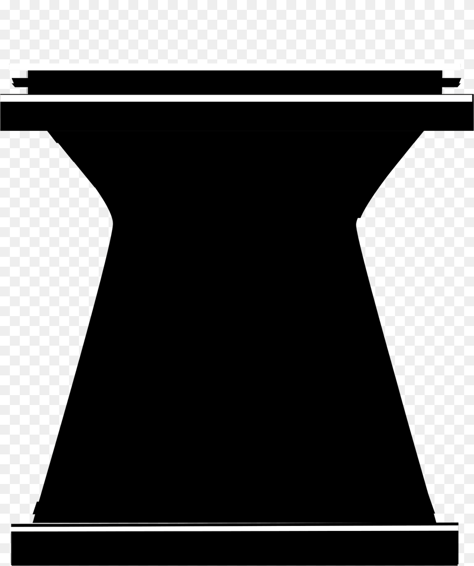 Balck Pedestal Clipart, Electronics, Furniture, Projection Screen, Screen Free Png Download