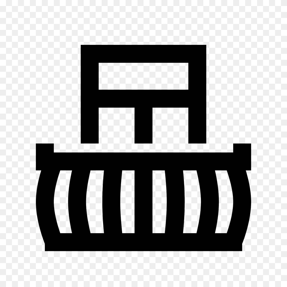 Balcony Icon, Gray Free Transparent Png