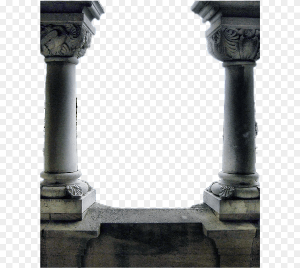 Balcony Pillars Castle Column, Arch, Architecture, Pillar, Crypt Png