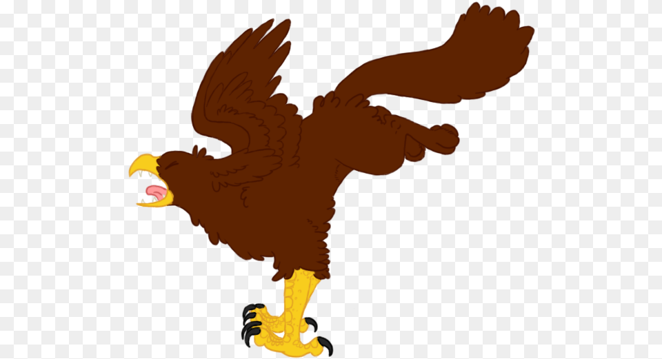 Bald Eagle Clipart Aguila Llevando Una Gallina Animado, Animal, Bird, Vulture, Beak Free Png