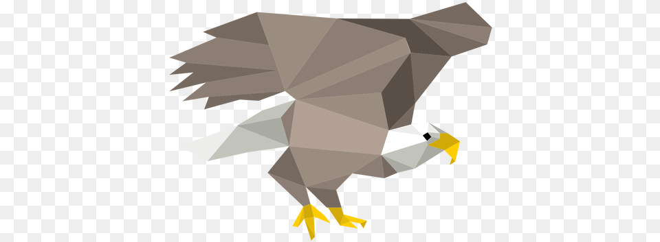 Bald Eagle Low Poly Low Poly Bird, Animal, Vulture Free Transparent Png