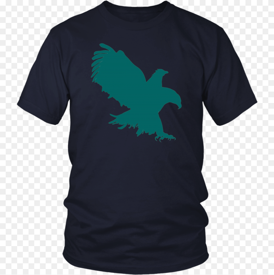 Bald Eagle Silhouette T Shirt Larry Bernandez T Shirt, Clothing, T-shirt, Animal, Bird Png Image