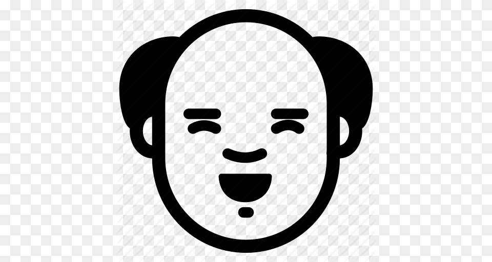 Bald Emotion Face Happy Head Laugh Old Icon, Photography, Person, Portrait, Electronics Png