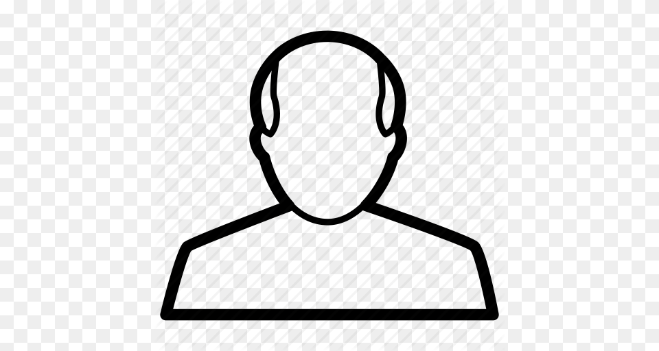 Bald Hairless Head Inherited Male Person Icon, Hanger Png