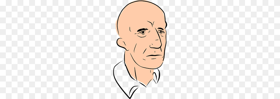 Bald Head Face, Person, Photography, Portrait Png Image