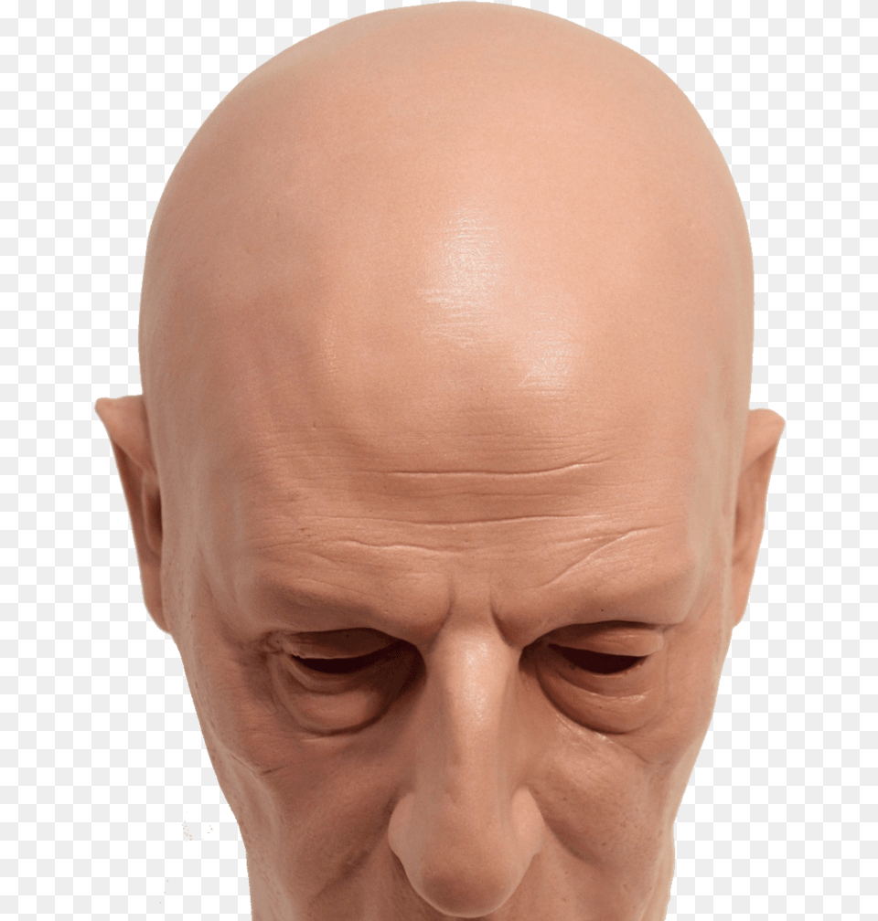 Bald Head, Sad, Face, Frown, Person Free Png Download