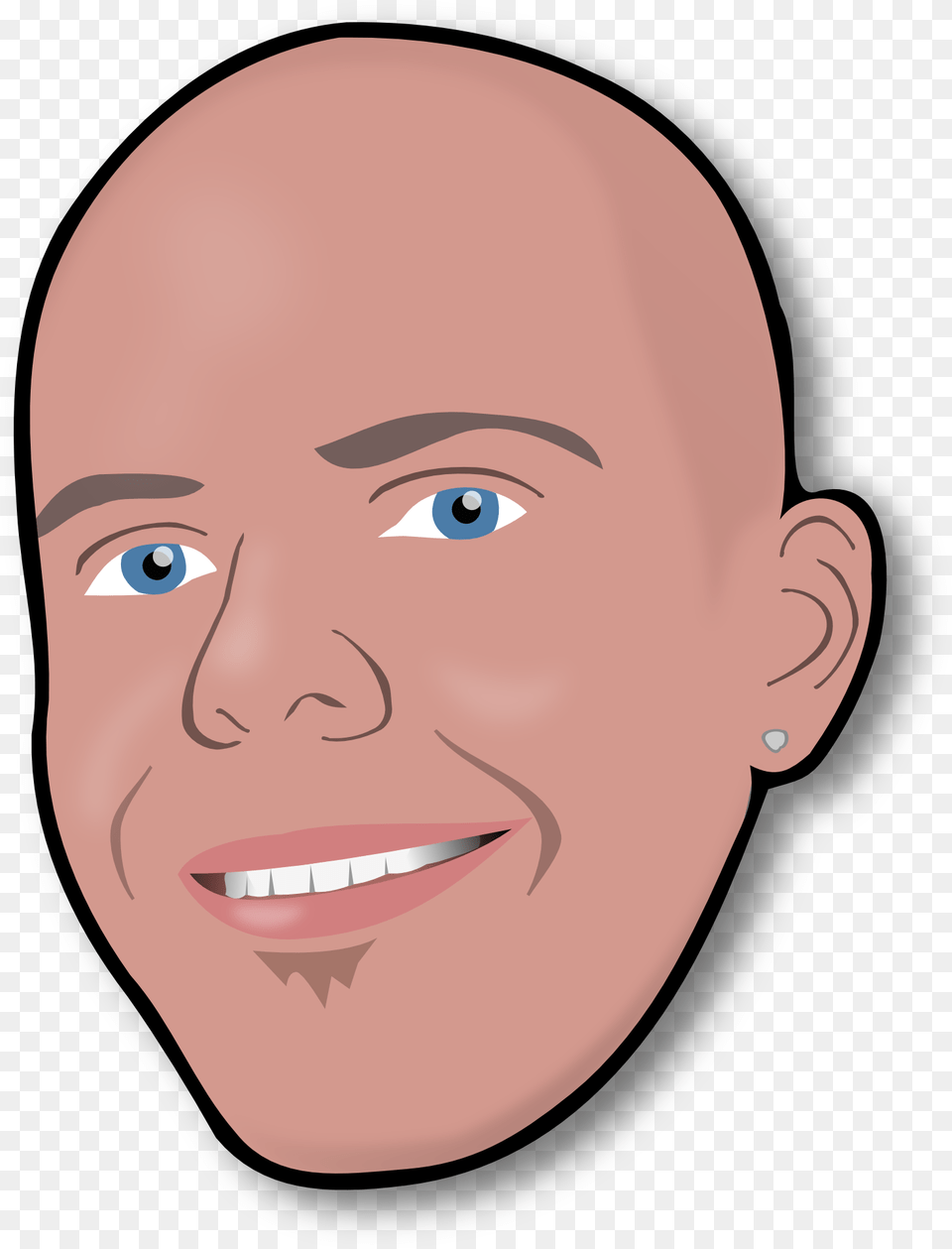 Bald Head Avatar, Accessories, Portrait, Photography, Person Free Png Download