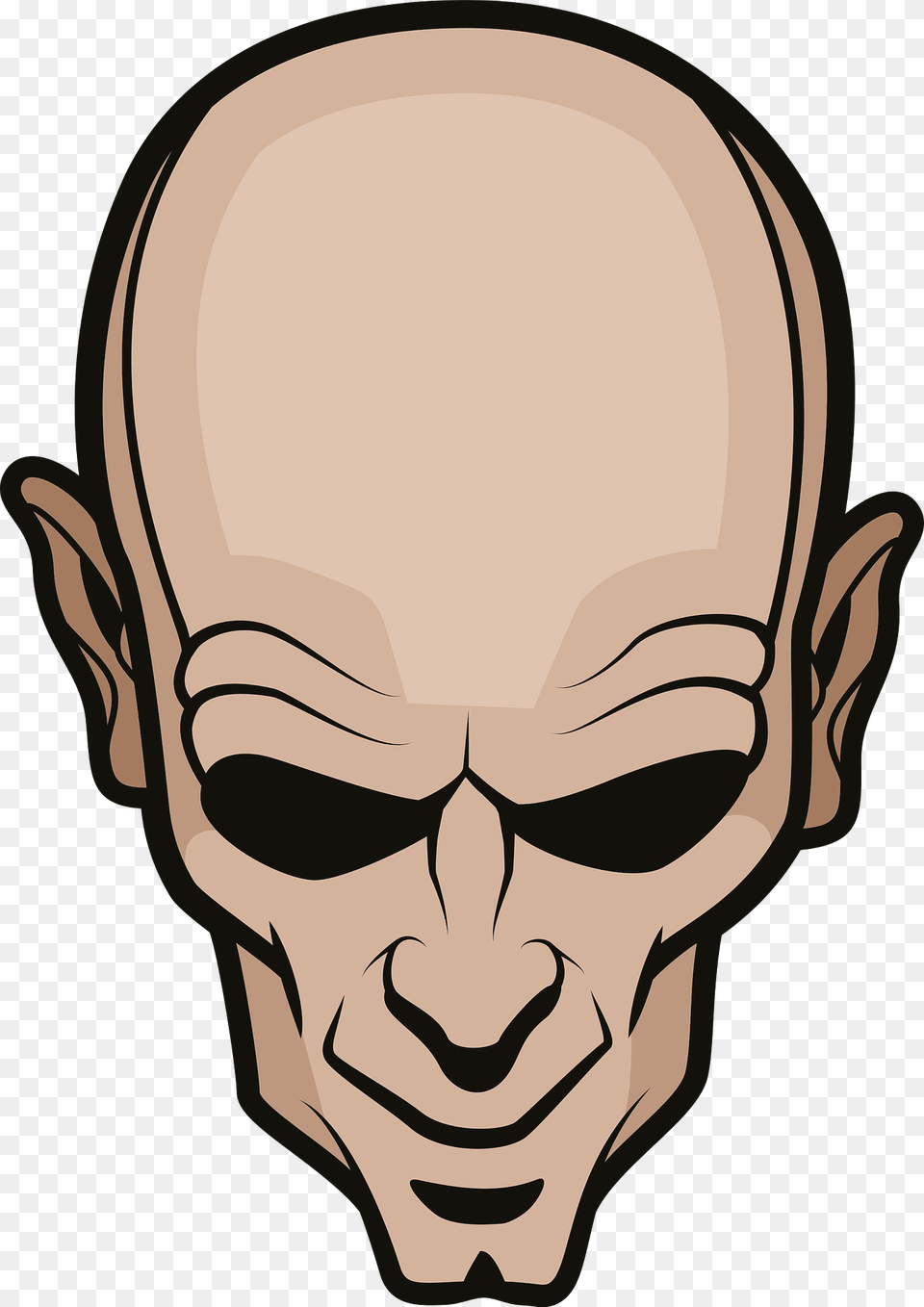 Bald Head Clipart, Face, Person, Photography, Portrait Free Png