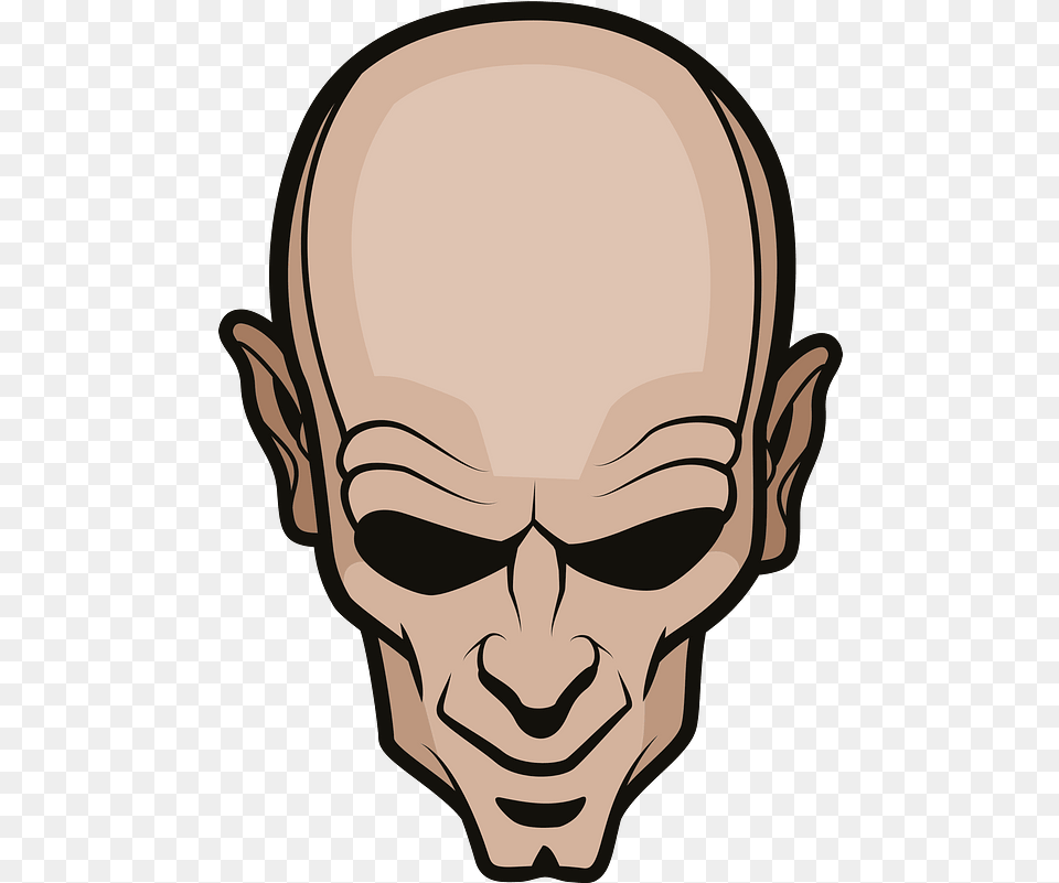 Bald Head Clipart Download Creazilla Bald Head Cartoon, Face, Person, Photography, Portrait Free Png