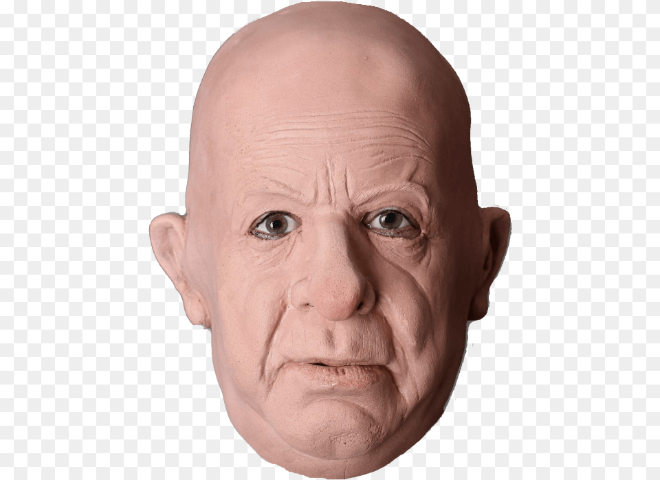 Bald Old Man Cartoon Transparent Cartoons Cartoon Bald Head Transparent, Baby, Face, Frown, Person Png Image