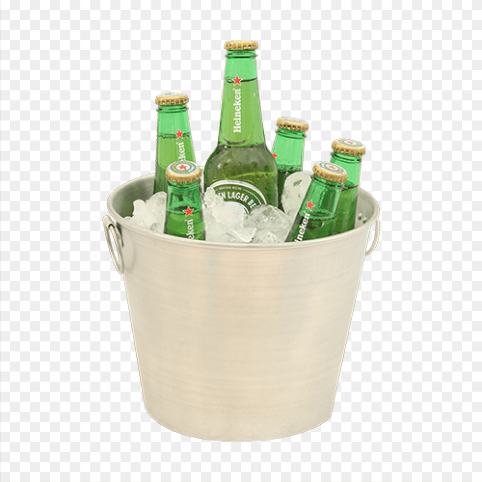 Balde De Heineken Balde Heineken, Alcohol, Beer, Beer Bottle, Beverage Png Image