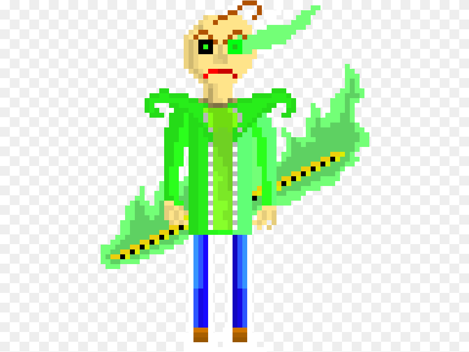 Baldi Fictional Character, Elf, Green Free Png