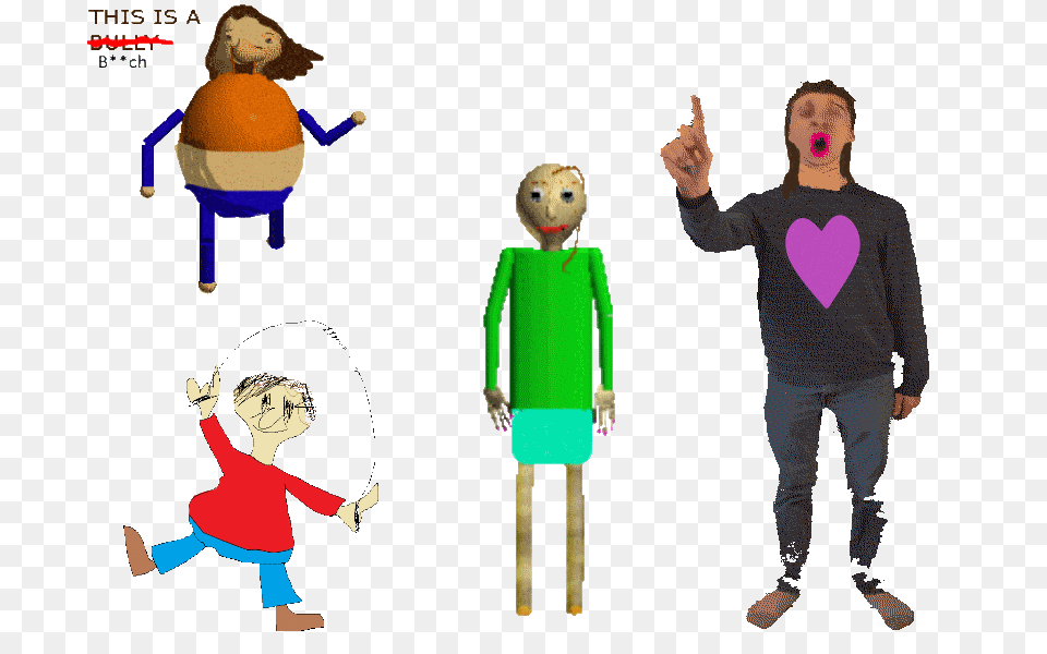 Baldis Basics Gender Swap Yub, Sleeve, Clothing, Long Sleeve, Adult Free Png Download