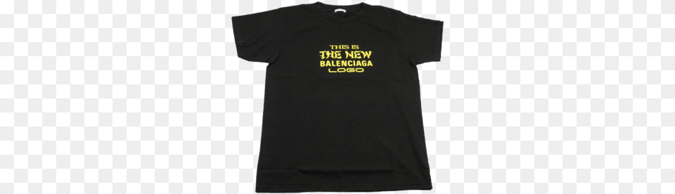 Balenciaga Logo Images Short Sleeve, Clothing, T-shirt Free Transparent Png