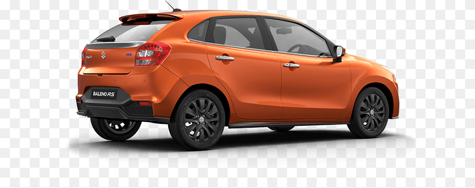 Baleno Rs Orange Car Back Side View Suzuki Baleno, Suv, Transportation, Vehicle, Machine Png