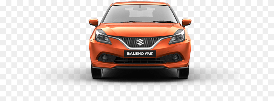 Baleno Rs Ray Blue Car Front View Orange Car Front View, Vehicle, Transportation, Suv, Sports Car Png Image