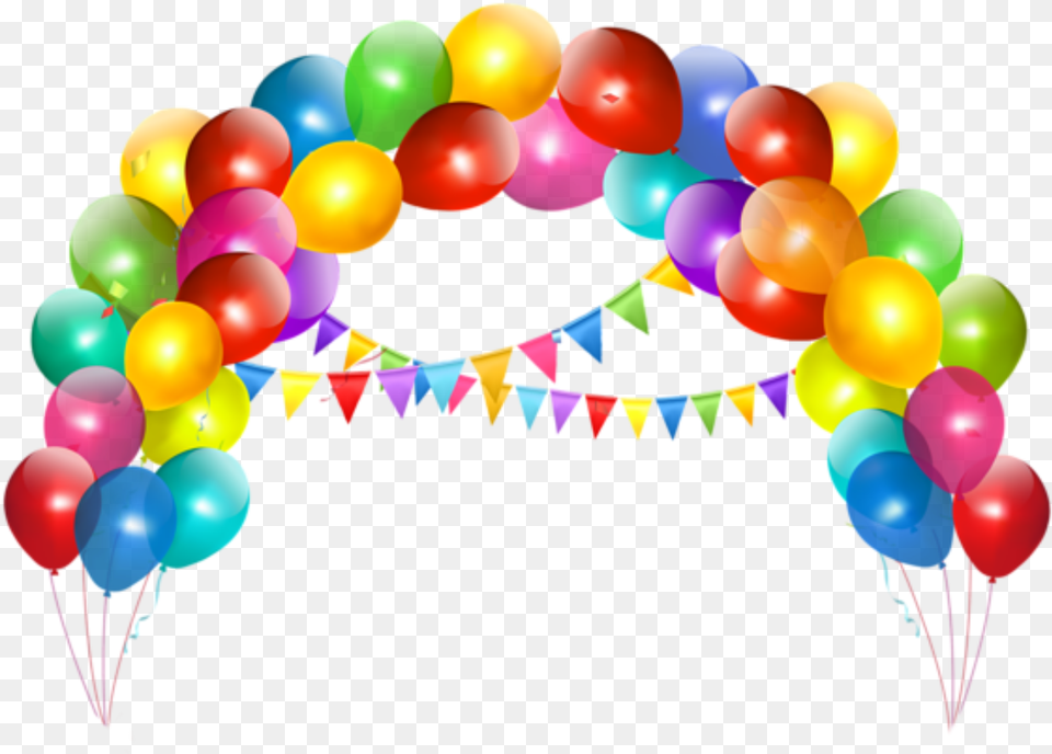 Bales Arco De Balo Colorido 2 Balloons, Balloon, People, Person Free Png Download