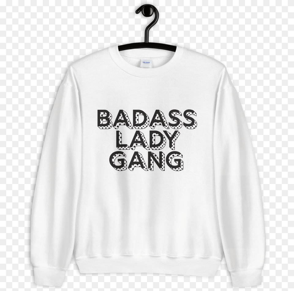 Balg Copy Mockup Front On Hanger White Long Sleeved T Shirt, Clothing, Hoodie, Knitwear, Sweater Png Image