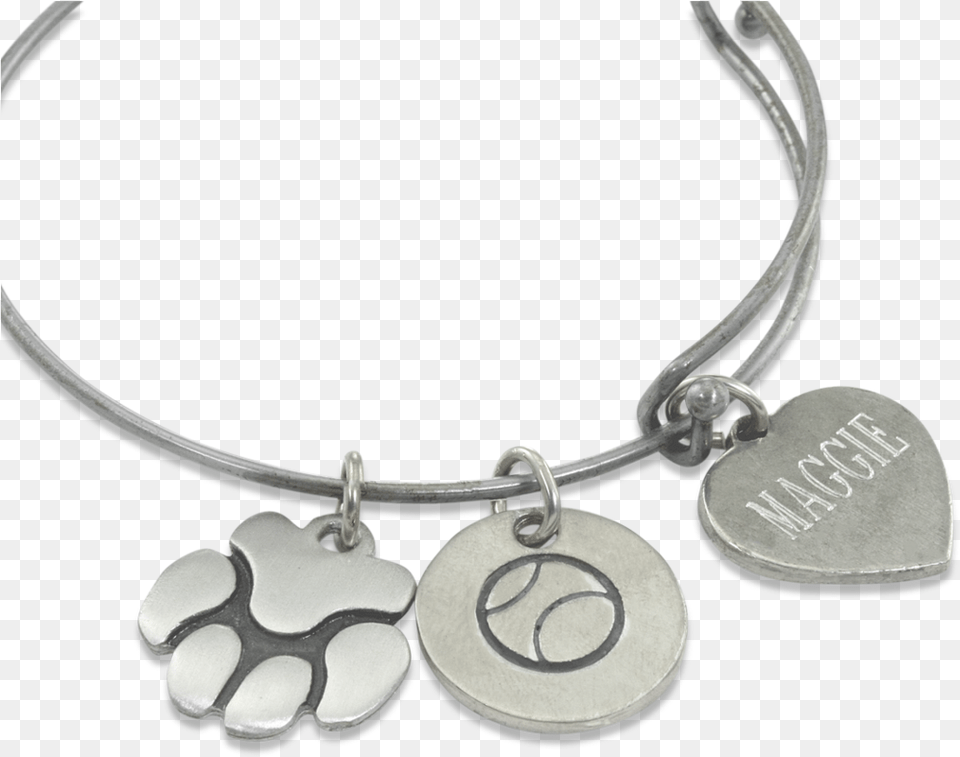 Ball Amp Paw Silver, Accessories, Bracelet, Jewelry, Necklace Free Transparent Png