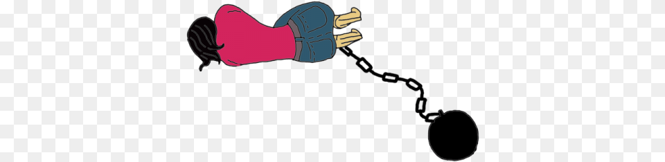 Ball And Chain Tea Cartoon, Clothing, Glove, Smoke Pipe Free Transparent Png