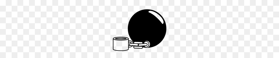 Ball And Chans Noun Project, Gray Free Png Download
