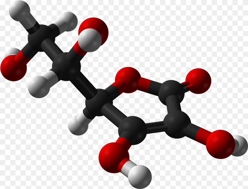 Ball And Stick Model Of The L Ascorbic Acid Molecule Vitamin C 3d Structure, Sphere, Chess, Game Png Image