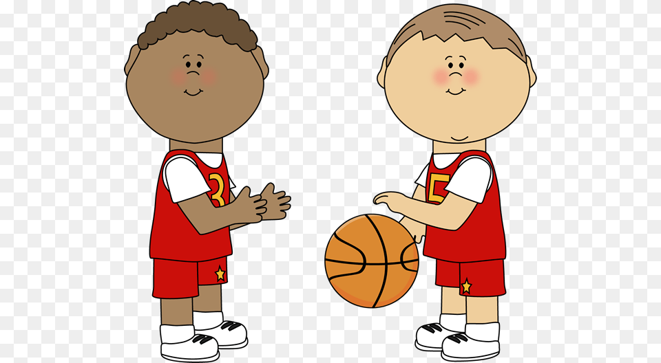 Ball And Vectors For Dlpngcom Kid Basketball Clipart, Baby, Person, Basketball (ball), Sport Png Image