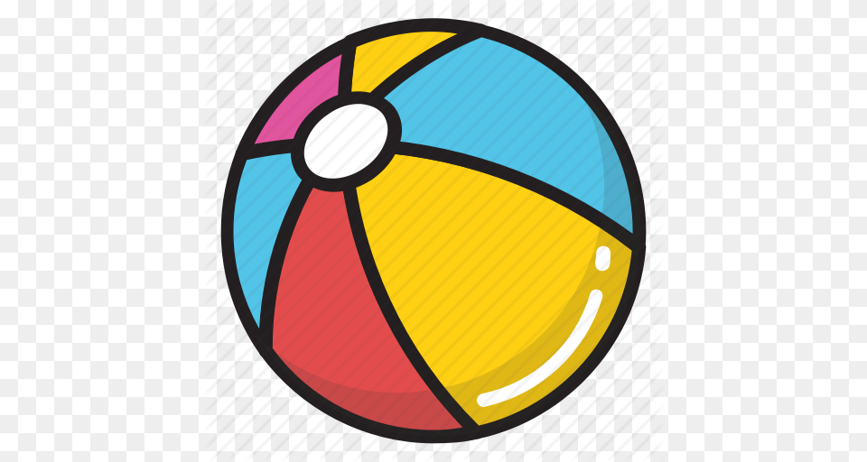 Ball Beach Ball Parachute Ball Pool Toy Swimming Pool Ball Icon, Sphere, Disk Free Png Download