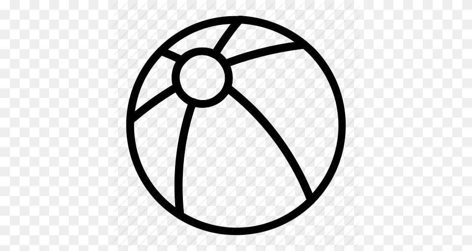 Ball Beach Volleyball Outline Set Sports Vollyball Icon, Football, Soccer, Soccer Ball, Sphere Free Png Download