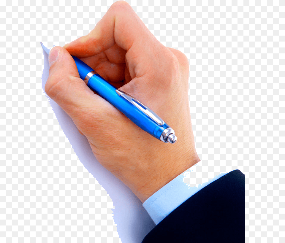 Ball Blue Pen All Hand With Pen, Body Part, Person Free Png Download