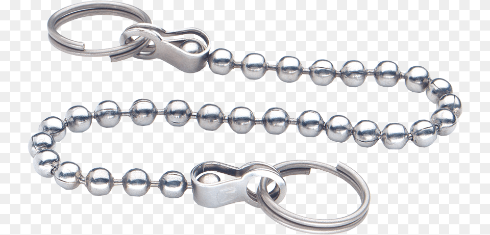 Ball Chain W Two Key Rings 24w200jc0 Lant Cu Bile Inox, Accessories, Jewelry, Bracelet Free Transparent Png