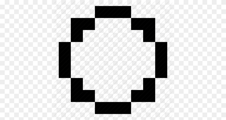 Ball Circle Game Pixel Art Pixelated Round Icon, Clothing, Glove, Electronics, Hardware Png Image