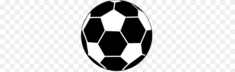 Ball Clipart Black And White, Football, Soccer, Soccer Ball, Sport Png Image