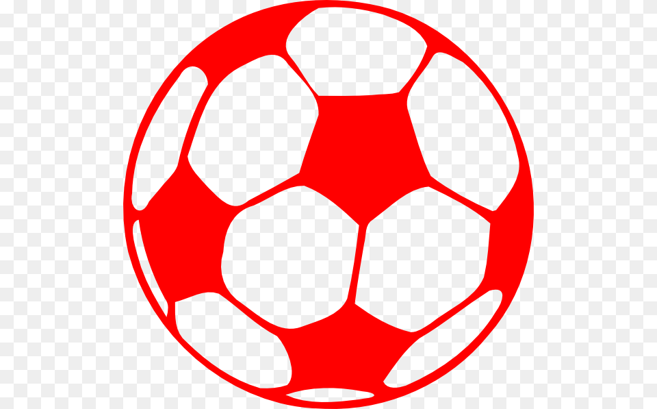 Ball Clipart Red And White Red Soccer Ball, Football, Soccer Ball, Sport, Animal Free Png