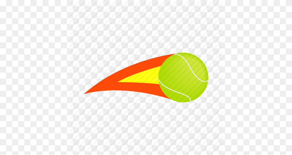 Ball Fire Flame Isometric Speed Sport Tennis Icon, Tennis Ball Free Png Download
