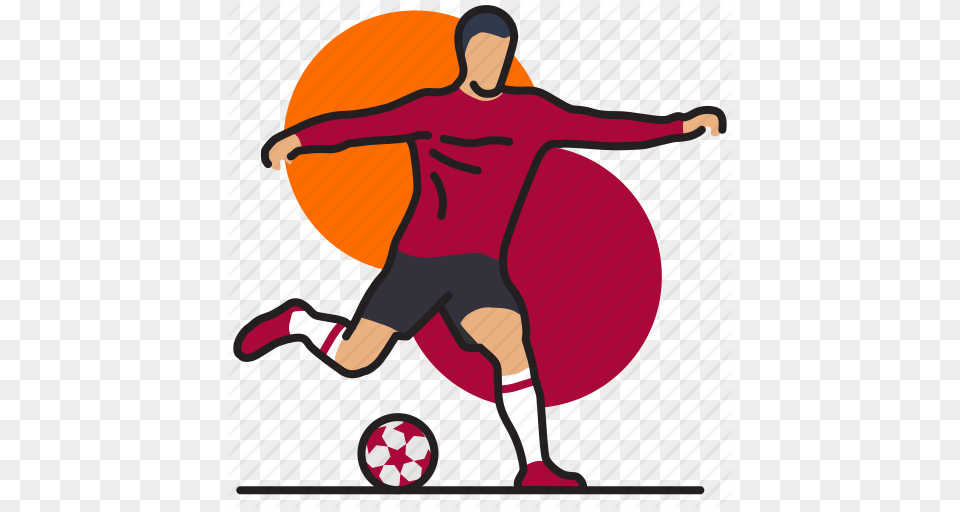 Ball Football Game Goal Kick League Sport Icon, Kicking, Person, Baby Png