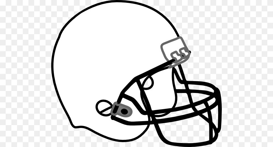 Ball Football Helmet Stencil Clip Black And White Football Helmet, American Football, Sport, Playing American Football, Person Free Png Download