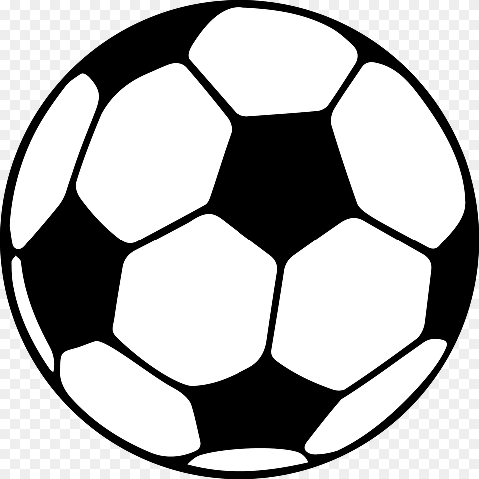 Ball Fussball Italien Clipart Football Clipart Black And White, Soccer, Soccer Ball, Sport, Animal Free Png Download