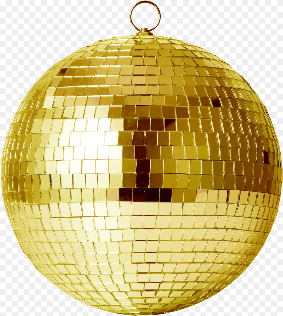 Ball Gold 2 Gold Disco Ball, Sphere, Chandelier, Lamp Free Transparent Png