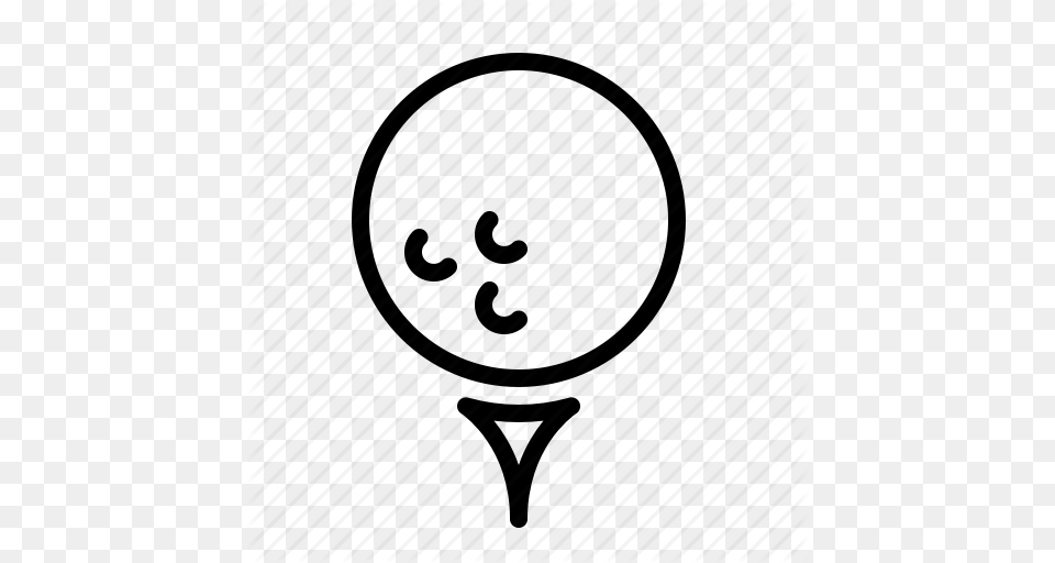 Ball Golf Hit Ios Strike Stroke Tee Icon, Racket Png