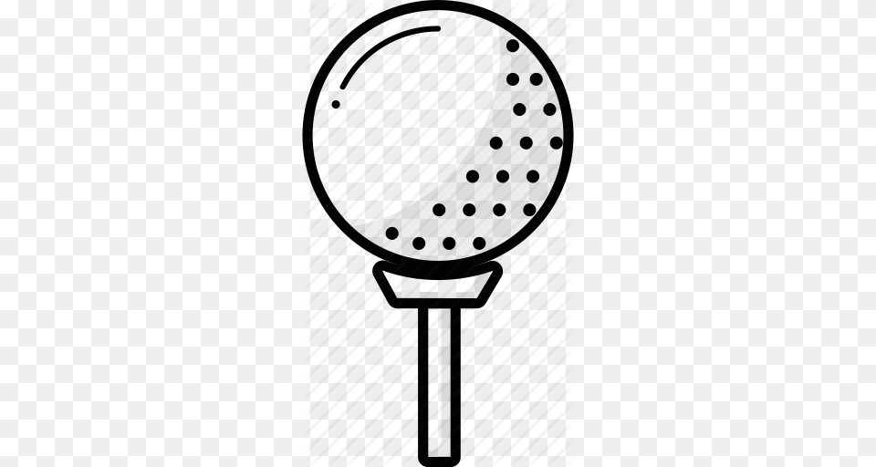 Ball Golf Tee Icon, Electrical Device, Glass, Microphone, Lighting Free Transparent Png