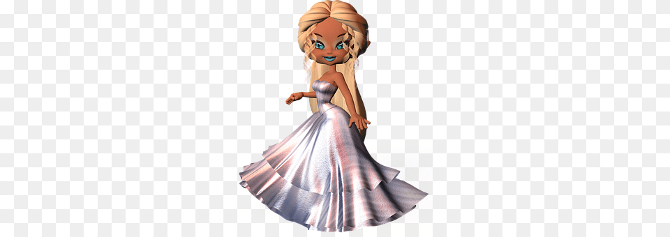 Ball Gown Clothing, Dress, Toy, Doll Free Png