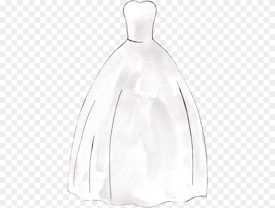 Ball Gown Silhouette Sketch Ball Gown Silhouette Sketch Ball Gown Wedding Dress Silhouette, Formal Wear, Wedding Gown, Clothing, Fashion Free Png