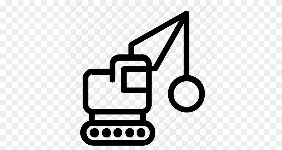 Ball Machine Wrecking Icon, Grass, Lawn, Plant, Device Free Transparent Png