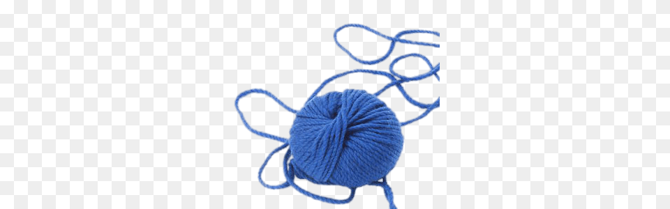 Ball Of Blue Wool, Yarn Free Transparent Png