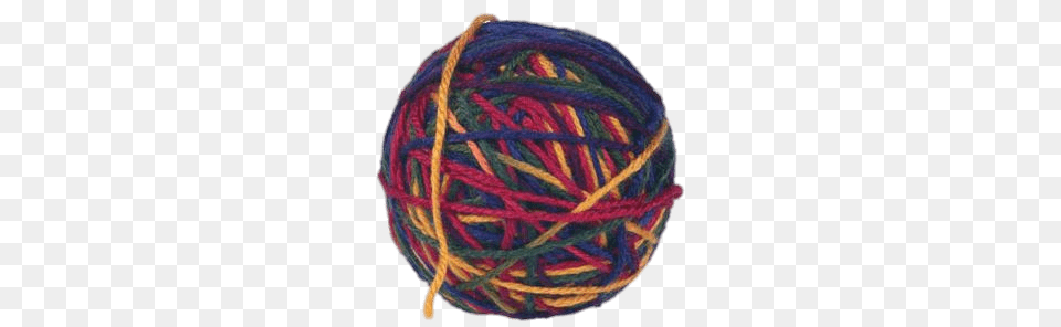 Ball Of Coloured Wool, Yarn Free Png
