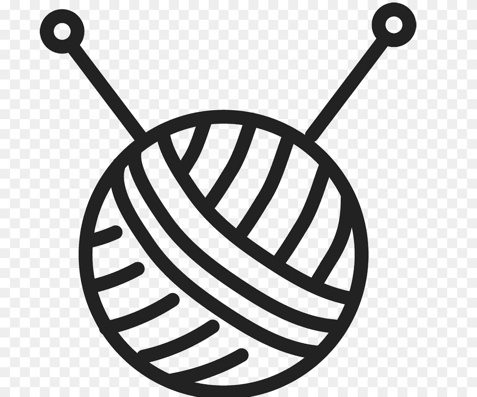 Ball Of Yarn Rubber Stamp Sewing Stamps Stamptopia, Mace Club, Weapon, Food, Nut Free Png Download