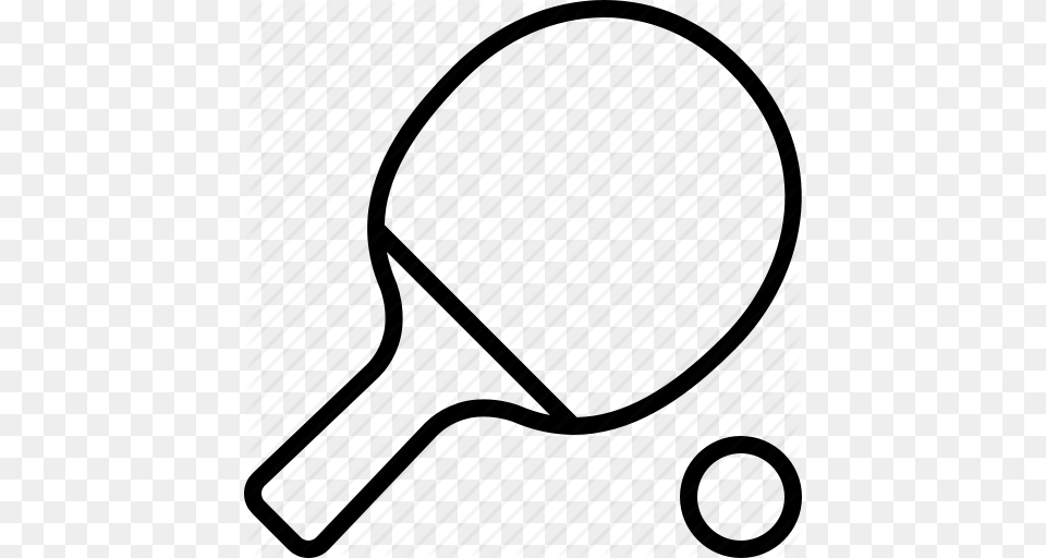 Ball Paddle Ping Pong Racket Table Tennis Icon, Sport, Tennis Racket Png